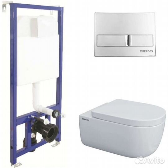 Комплект унитаза с инсталляцией Berges Wasserhaus
