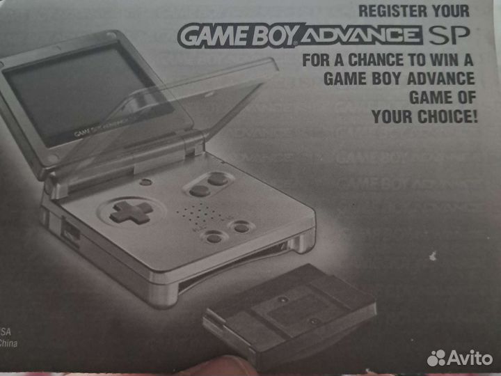 Игровая приставкаgeme BOY Advance SP