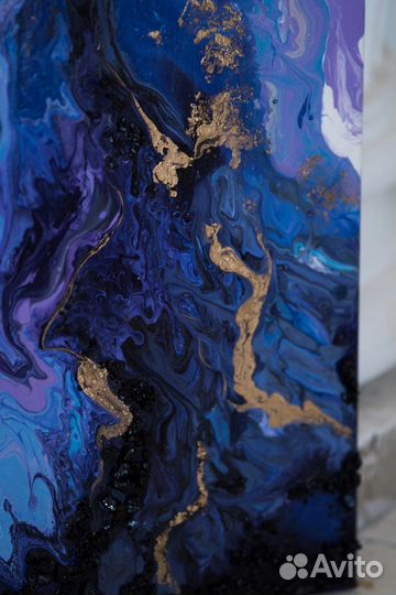 Картина,в технике Fluid Art
