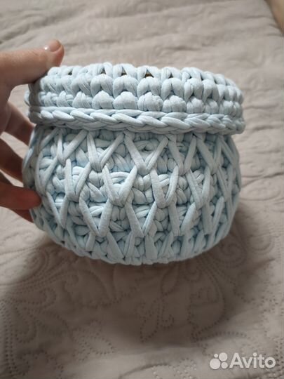 Корзина для хранения с крышкой