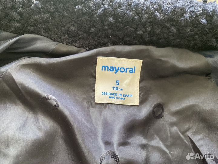 Пальто для девочки Mayoral 110