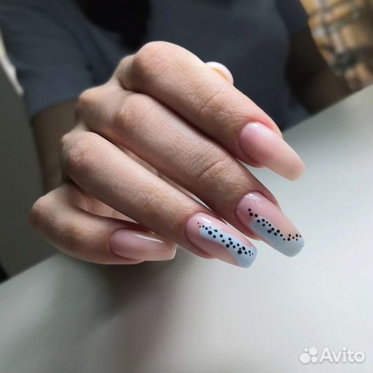 Маникюр, гель лак, укрепление