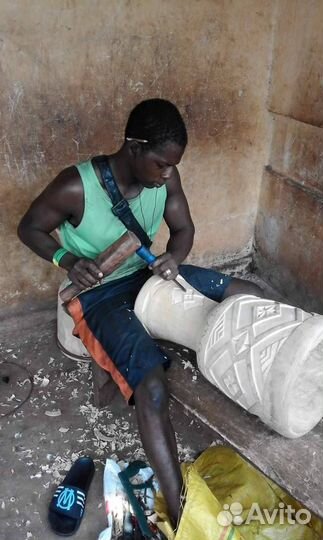 Кожа африканской козы плотная для джембе