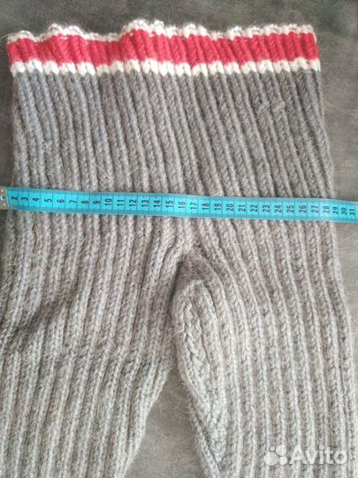 Вязаные штаны из козы