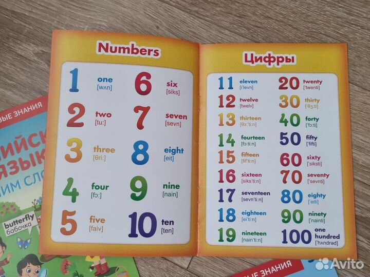 Мини- книжки мои первые знания Английский язык 3+