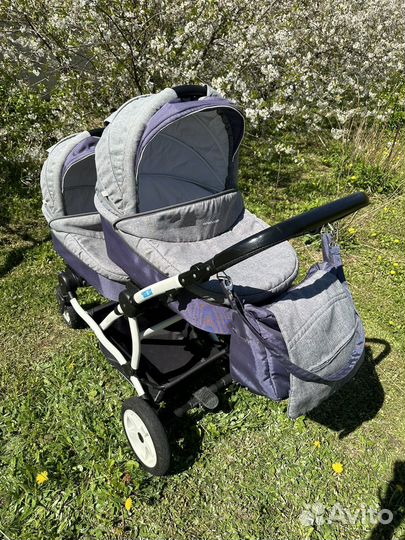 Коляска для двойни 2 в 1 Aroteam