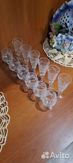 Хрустальные рюмки СССР