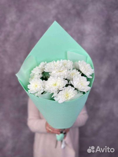 Букет цветов с Хризантемами