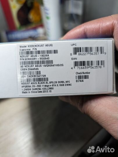 Планшет Asus nexus 7 2013