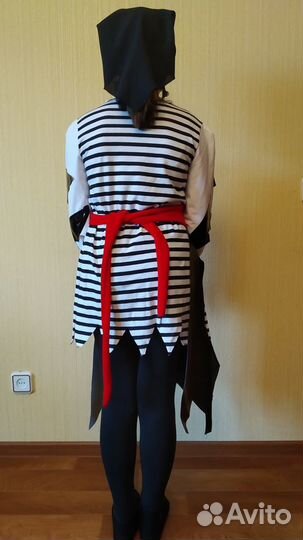 Костюм пиратский для девочки рост 134-146