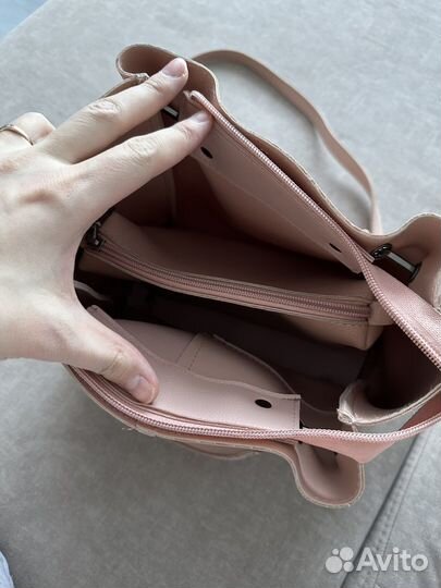 Сумка женская через плечо 2 в 1