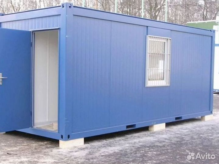 Модуль хозблок из сэндвич панелей