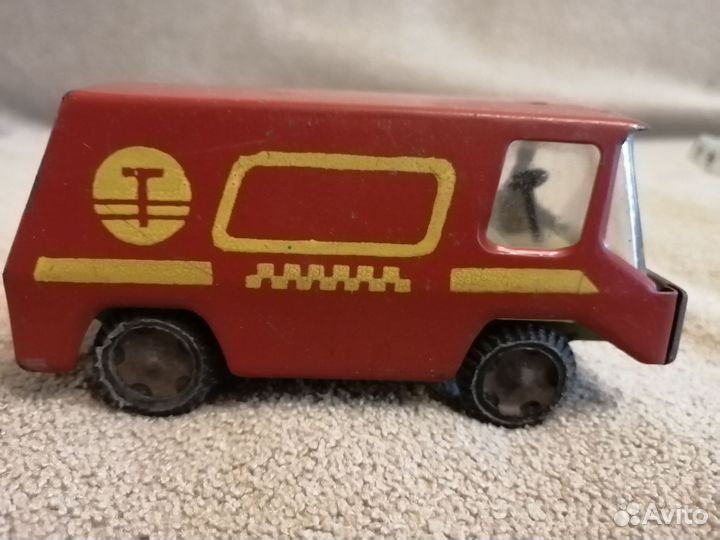 Игрушка СССР автомобиль такси винтаж