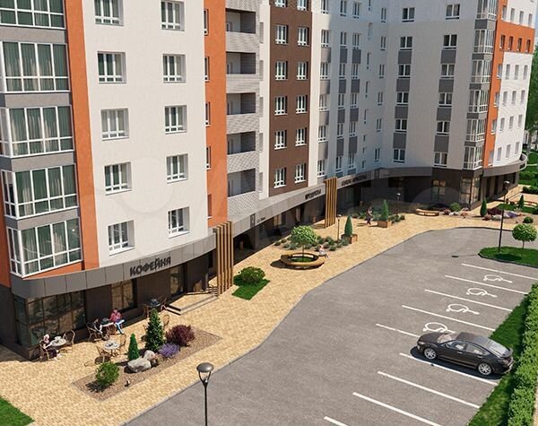 2-к. квартира, 58 м², 2/16 эт.