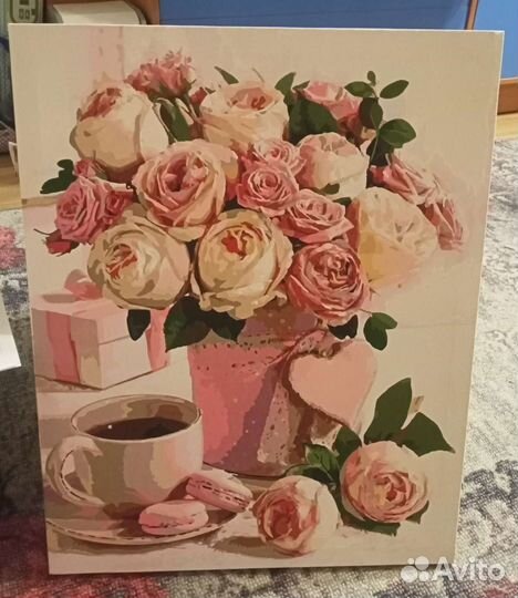 Готовая картина по номерам