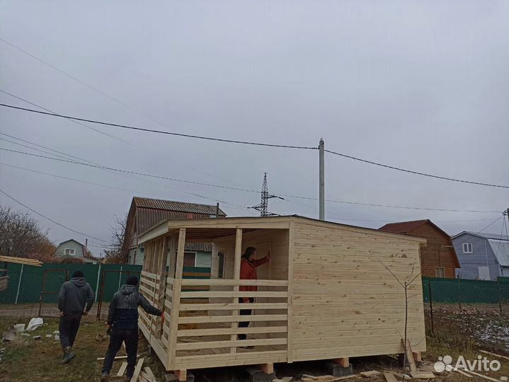 Каркасный домик
