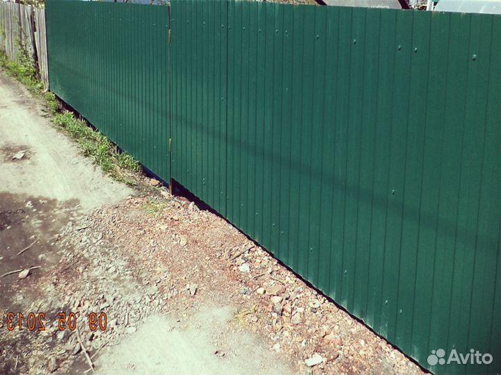 Забор из профлиста