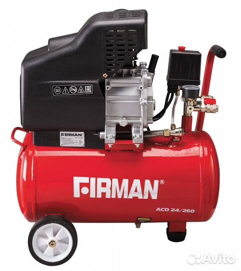 Компрессор масляный Firman ACD-24/260, 24 л, 1.8кв