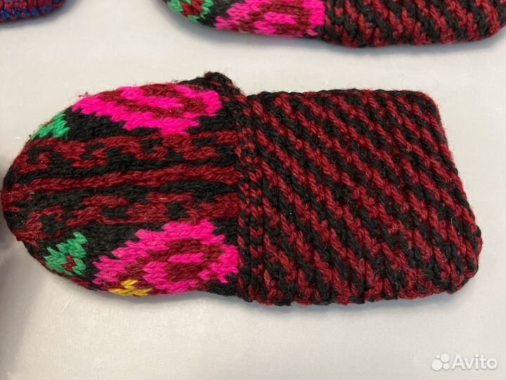 Следки детские вязаные носки