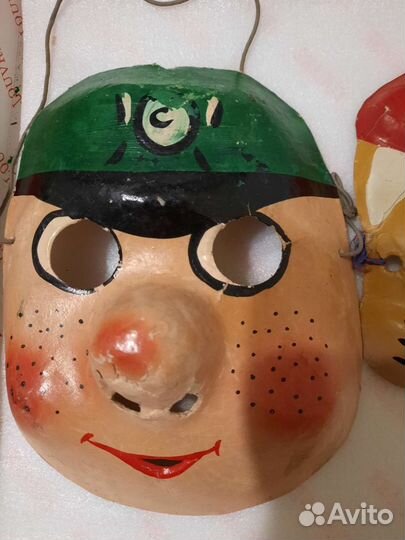 Новогодняя карнавальная маска СССР