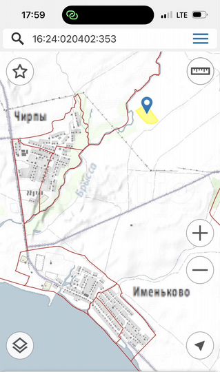 Участок 5,82 га (СНТ, ДНП)