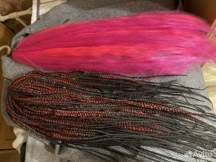 Канекалон и комплект афрокос