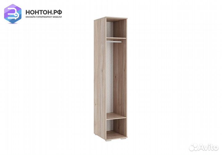 Шкаф однодверный Алина 01.01 дуб мария / белый