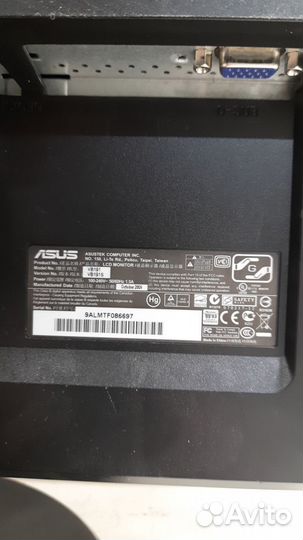 Монитор 19 дюйма asus VB191S. Гарантия