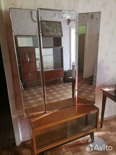 Трюмо трельяж с зеркалом СССР