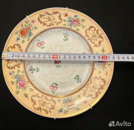 Тарелка с цветами. Ф-ка Попов