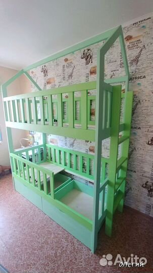 Кровать домик детская