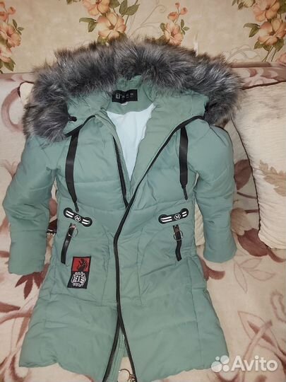 Пальто детское зимнее