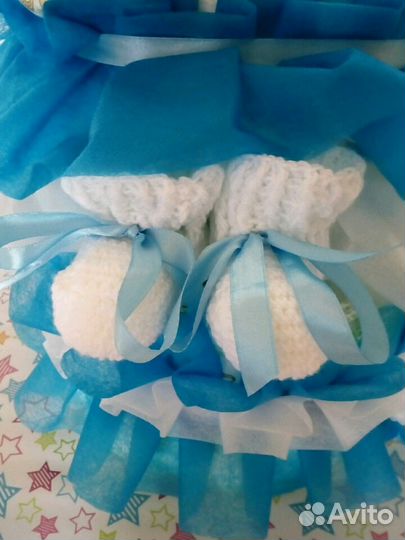 Торт из памперсов синий в наличии