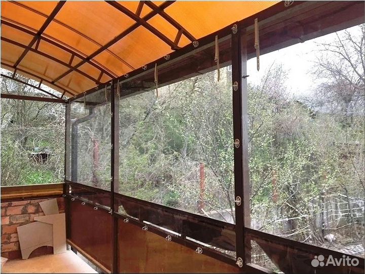 Мягкие окна для беседки