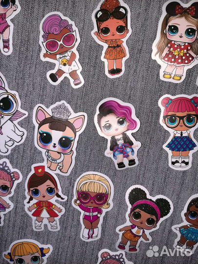 Милые наклейки для девочек и мальчиков