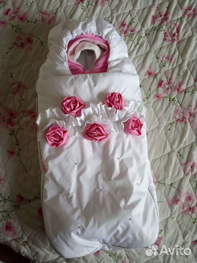 Конверт на выписку, коляску, автолюльку