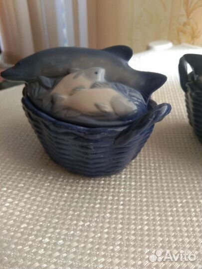 Фарфор ссср,икорница 