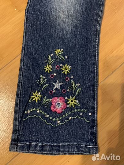 Джинсы для девочки 4-5 лет