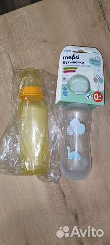 Бутылочки для кормления с узким горлом новые