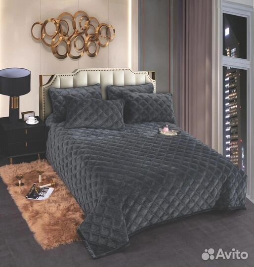 Велюровые покрывала разные цвета