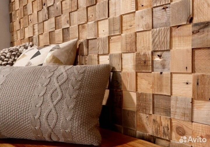 Панно из спилов дерева