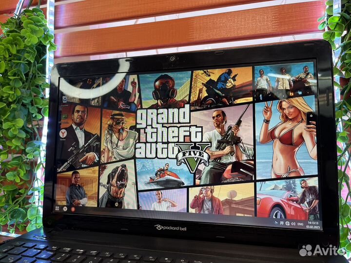 Игровой ноутбук pacard bell/i5/nvidia/10GB