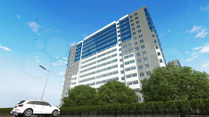 2-к. квартира, 53,8 м², 18/25 эт.