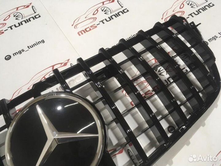 Решетка на Mercedes GL X166 GT С Дистроником