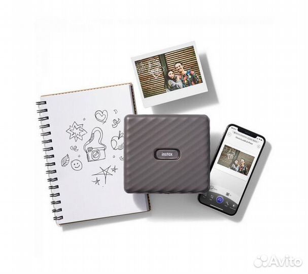 Фотопринтер Fujifilm Instax Link Wide Mocha Gray