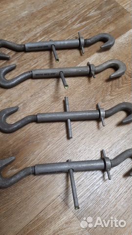 Крепёж на резьбе для растяжки