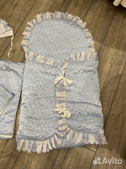 Конверт на выписку для мальчика всесезонный