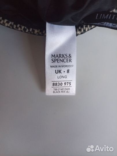 Юбка миди M&S limited шерсть S