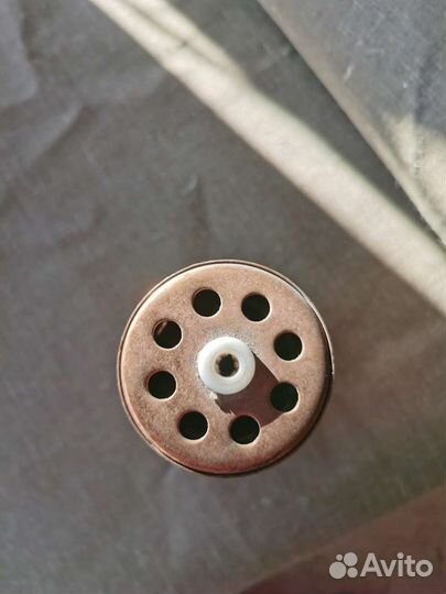 Медный плафон от одиночной люстры СССР