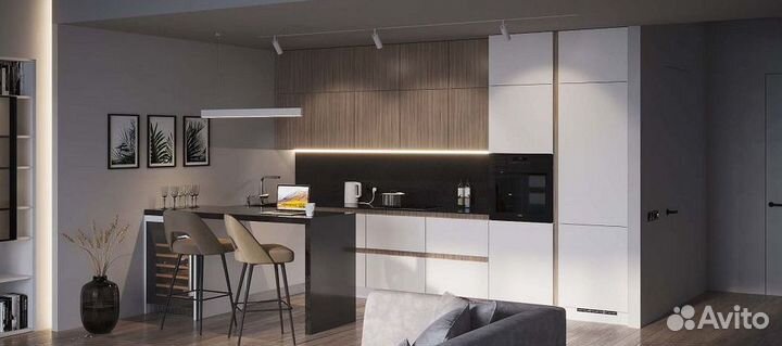 Угловая кухня как IKEA